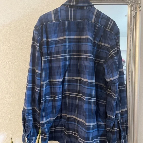 EDDIE Bauer Flannel plaid XLT - Picture 4 of 4